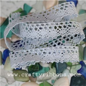 Morlaix Cotton Lace - Saxe